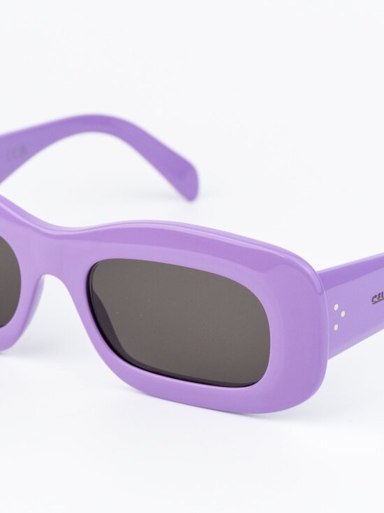 Celine Women Sunglasses Purple Grey Rectangle CL40294I 78A NEW AUTHENTIC main image 7